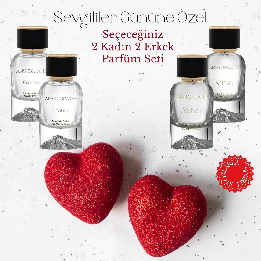 Sevgililer Gününe Özel Set 4*50 ML Aristokrates